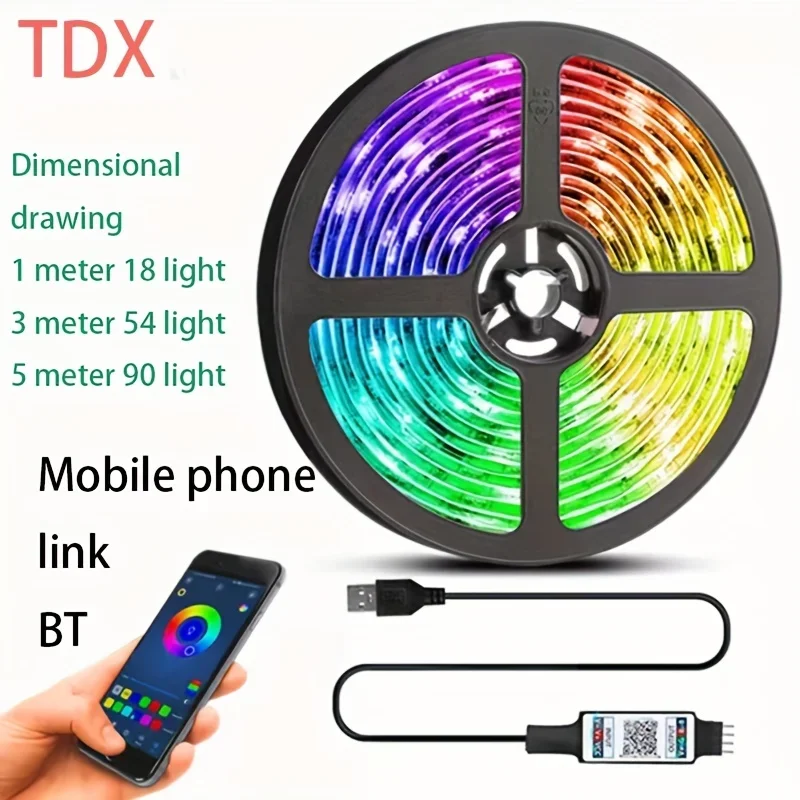 Color RGB 5050 LED Strip Bluetooth Tape Decor for Room LED 10m 15m 20m 30m PC TV backlight Neon LED Lighting Cветодиодная лента